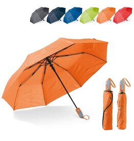 DeBle opvouwbare paraplu bedrukt LT97102 gekleurde stevige paraplu voor bedrijven