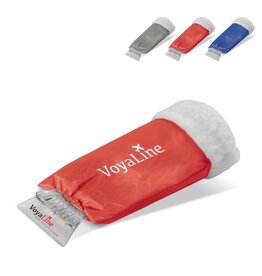 DeBle ijskrabber handschoen bedrukt LT90793 gevoerde winterhandschoen met ijskrabber voor bedrijven