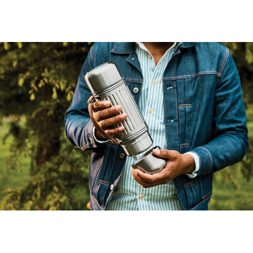 DeBle rvs thermosfles 1 liter p439.17 duo bedrukt relatiegeschenk