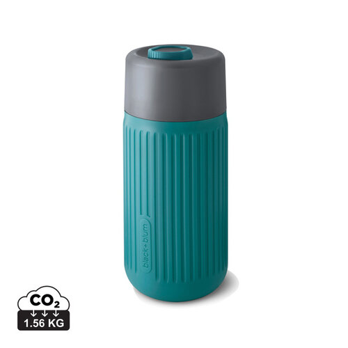 DeBle glazen travel cup 340ml p439.16 lekvrij bedrukt relatiegeschenk