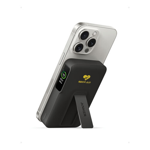 DeBle qi2 magnetische powerbank 10000mah rba1654 bedrukt relatiegeschenk