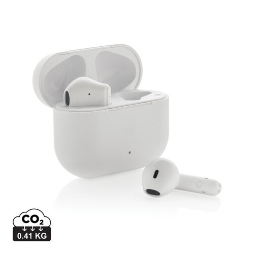 Tunevo RCS gerecyclede draadloze oordopjes met magnetische laadcase bedrukken met logo