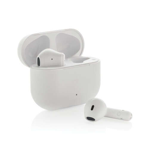 Tunevo RCS gerecyclede draadloze oordopjes met magnetische laadcase bedrukken met logo