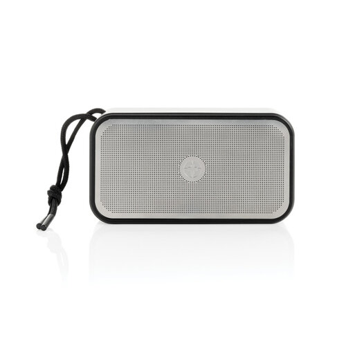DeBle gerecycled aluminium 10w bass speaker bedrukt swiss peak p3310902