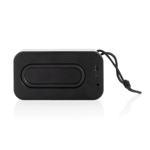 DeBle gerecycled aluminium 10w bass speaker bedrukt swiss peak p3310902