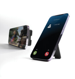 DeBle magsafe phone wallet rfid bedrukt c-secure p8209901