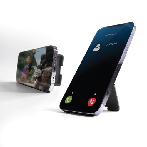 DeBle magsafe phone wallet rfid bedrukt c-secure p8209901