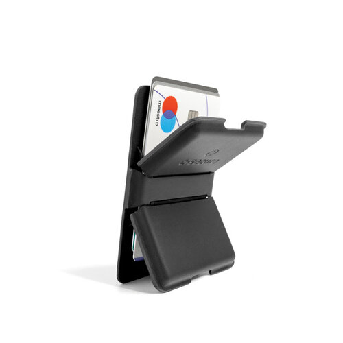 DeBle magsafe phone wallet rfid bedrukt c-secure p8209901