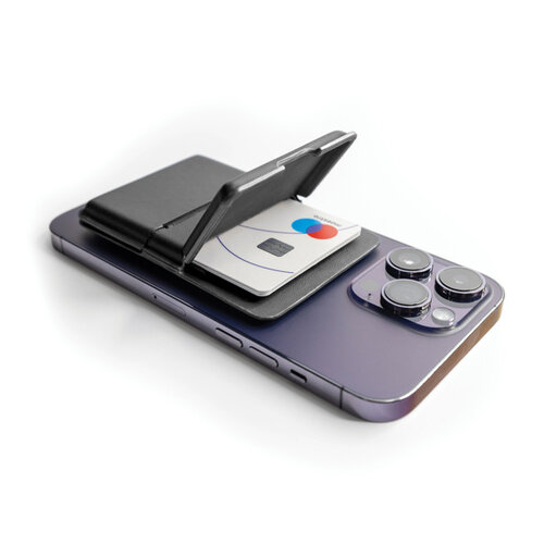 DeBle magsafe phone wallet rfid bedrukt c-secure p8209901