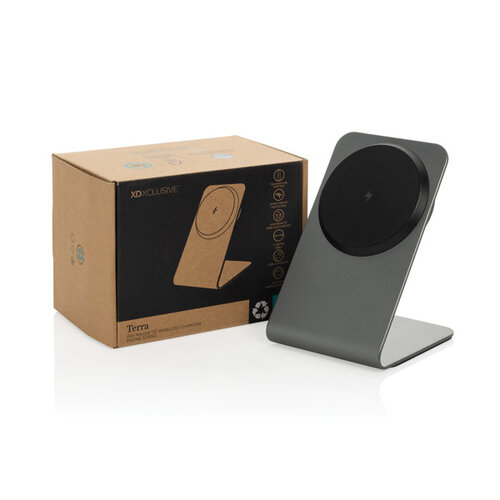 DeBle 15w magnetische aluminium telefoonhouder bedrukt terra p3091002