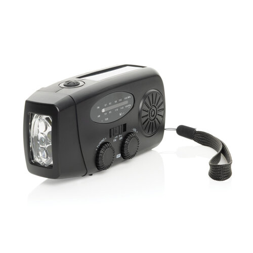 DeBle rcs gerecyclede noodradio bedrukt rescuewave p3264301
