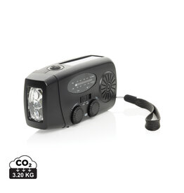 DeBle rcs gerecyclede noodradio bedrukt rescuewave p3264301