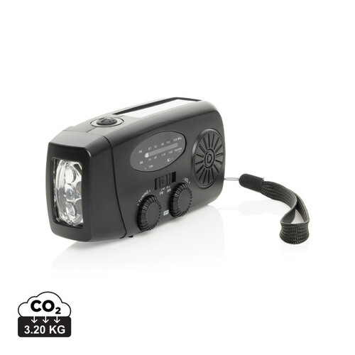 DeBle rcs gerecyclede noodradio bedrukt rescuewave p3264301