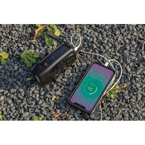 DeBle rcs gerecyclede noodradio bedrukt rescuewave p3264301