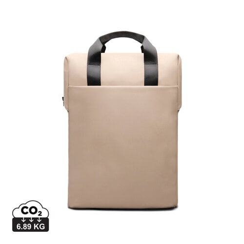 VINGA Baltimore RCS tote rugzak van gerecycled polyester bedrukt met bedrijfslogo