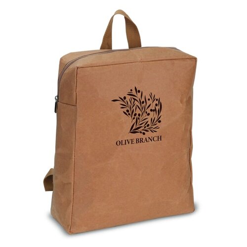 DeBle rugzak kraft LT95217 bedrukte tas