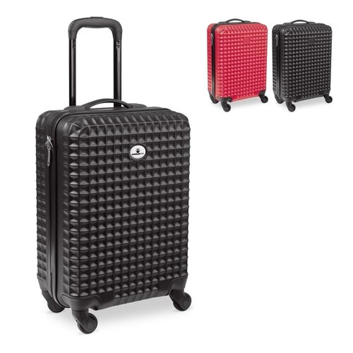 DeBle trolley 18 inch LT95194 bedrukt handbagage koffer