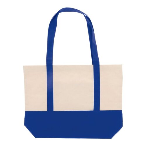Canvas strandtas OEKO TEX 280 g/m2 met logo bedrukking DeBle katoenen tas relatiegeschenk NL BE