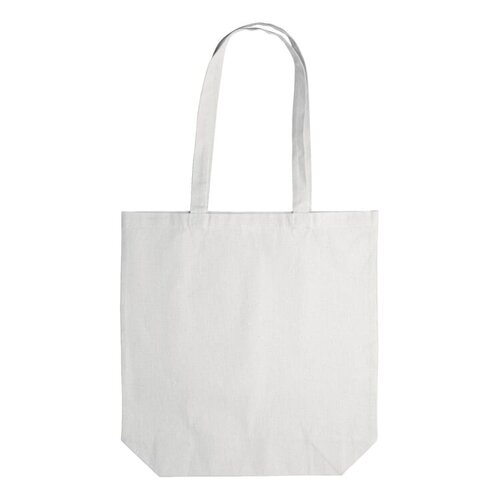 DeBle canvas schoudertas OEKO-TEX bedrukt met logo
