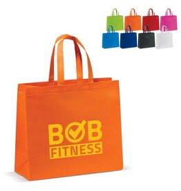 DeBle non-woven draagtas groot bedrukt met logo