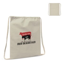 DeBle katoenen OEKO-TEX rugzak bedrukt met logo