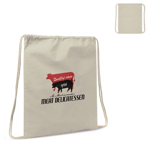 DeBle katoenen OEKO-TEX rugzak bedrukt met logo