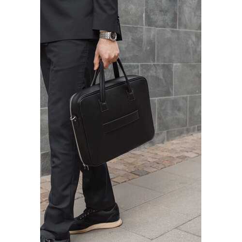 VINGA Bermond 15 inch computertas van RCS-gerecycled polyester bedrukt met bedrijfslogo