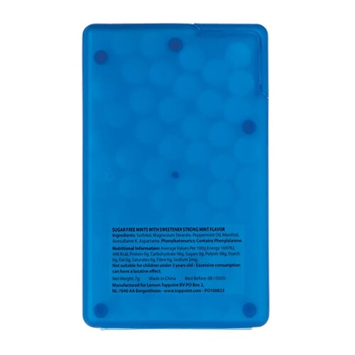 DeBle rechthoekig pepermuntdoos bedrukken met logo LT91793