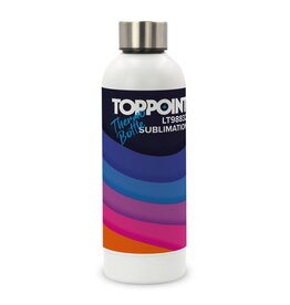 DeBle dubbelwandige vacuüm fles 500 ml sublimatie met full colour logo