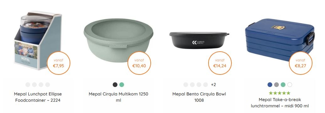 Mepal Lunchboxen, lunchbekers en bewaardozen