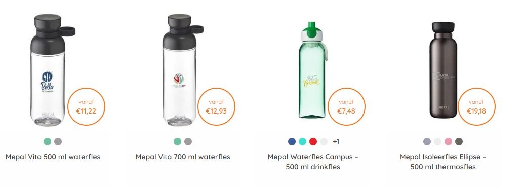 Mepal drinkflessen voor dagelijks hydratatie,