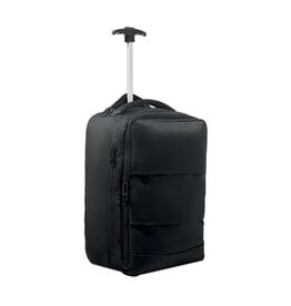 Magnate RPET rugzak trolley MO2985 met laptopvak en logo