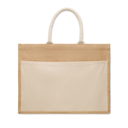 DeBle jute boodschappentas MO2858 Baga met logo