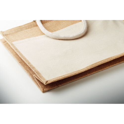 DeBle jute boodschappentas MO2858 Baga met logo