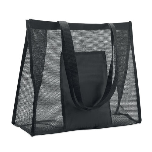 DeBle RPET mesh boodschappentas MO2836 Limp met logo