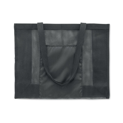 DeBle RPET mesh boodschappentas MO2836 Limp met logo