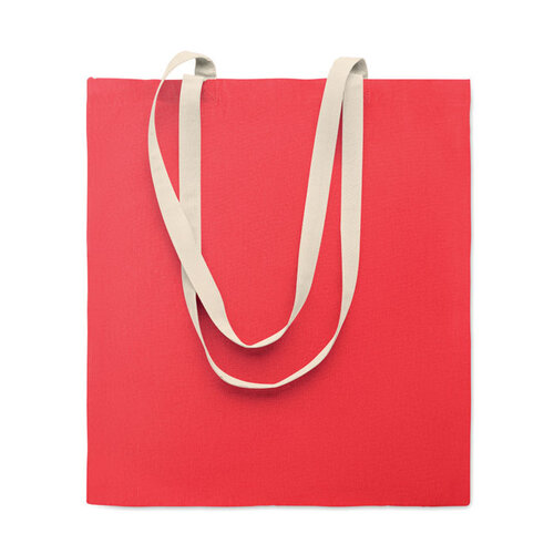 DeBle katoenen boodschappentas MO2868 Zevra colour met logo