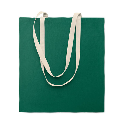 DeBle katoenen boodschappentas MO2868 Zevra colour met logo