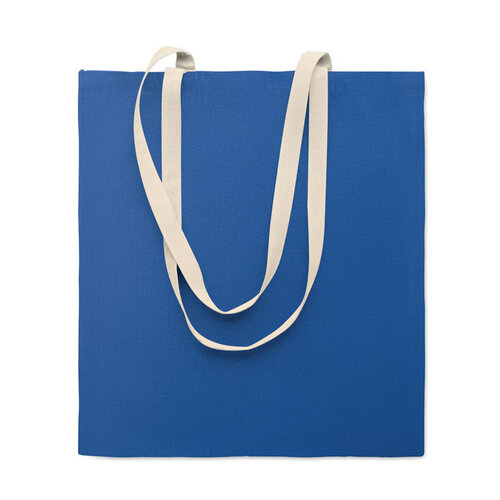 DeBle katoenen boodschappentas MO2868 Zevra colour met logo