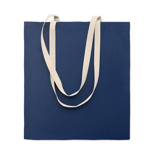 DeBle katoenen boodschappentas MO2868 Zevra colour met logo