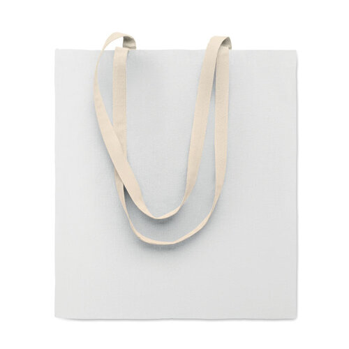 DeBle katoenen boodschappentas MO2868 Zevra colour met logo