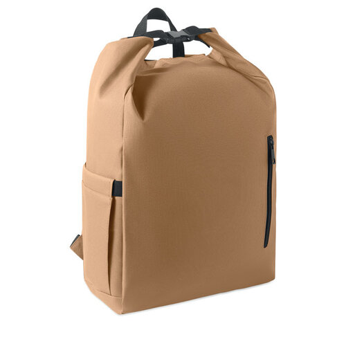 DeBle 15 inch rolltop laptop rugzak MO2969 Uniton met logo
