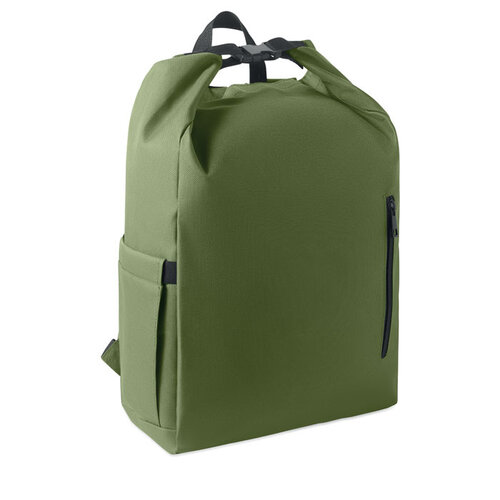 DeBle 15 inch rolltop laptop rugzak MO2969 Uniton met logo