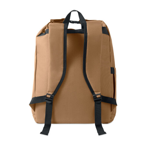 DeBle 15 inch rolltop laptop rugzak MO2969 Uniton met logo