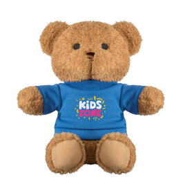 Teddybeer met T-shirt 23cm MO2745 bedrukken met logo DeBle