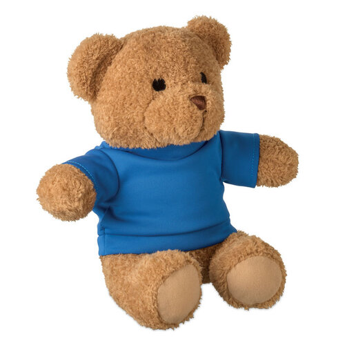 Teddybeer met T-shirt 23cm MO2745 bedrukken met logo DeBle