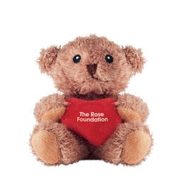 Pluche teddybeer met hart MO2802 bedrukken met logo DeBle