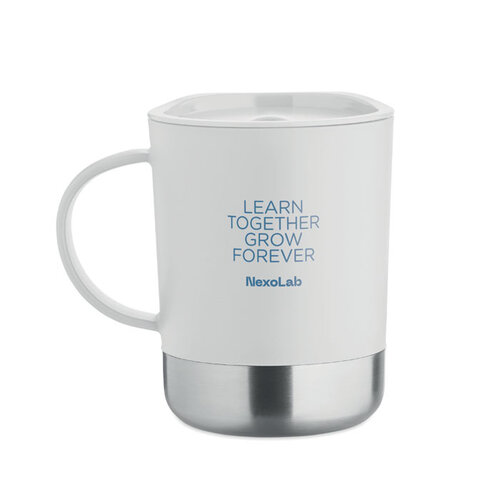 Enkelwandige mok 300ml MO2772 bedrukken met logo DeBle