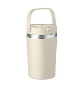 CozyCup thermosbeker met rietje 350 ml MO2922 bedrukt