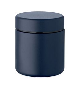 DeBle Gosnack dubbelwandige lunchcontainer 500 ml MO2757 van gerecycled RVS bedrukt met logo
